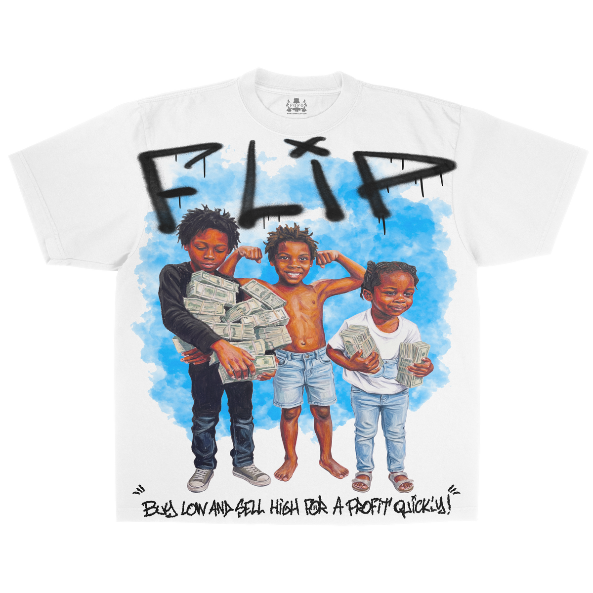 The Fuck Living In Poverty (F.L.I.P) Tee