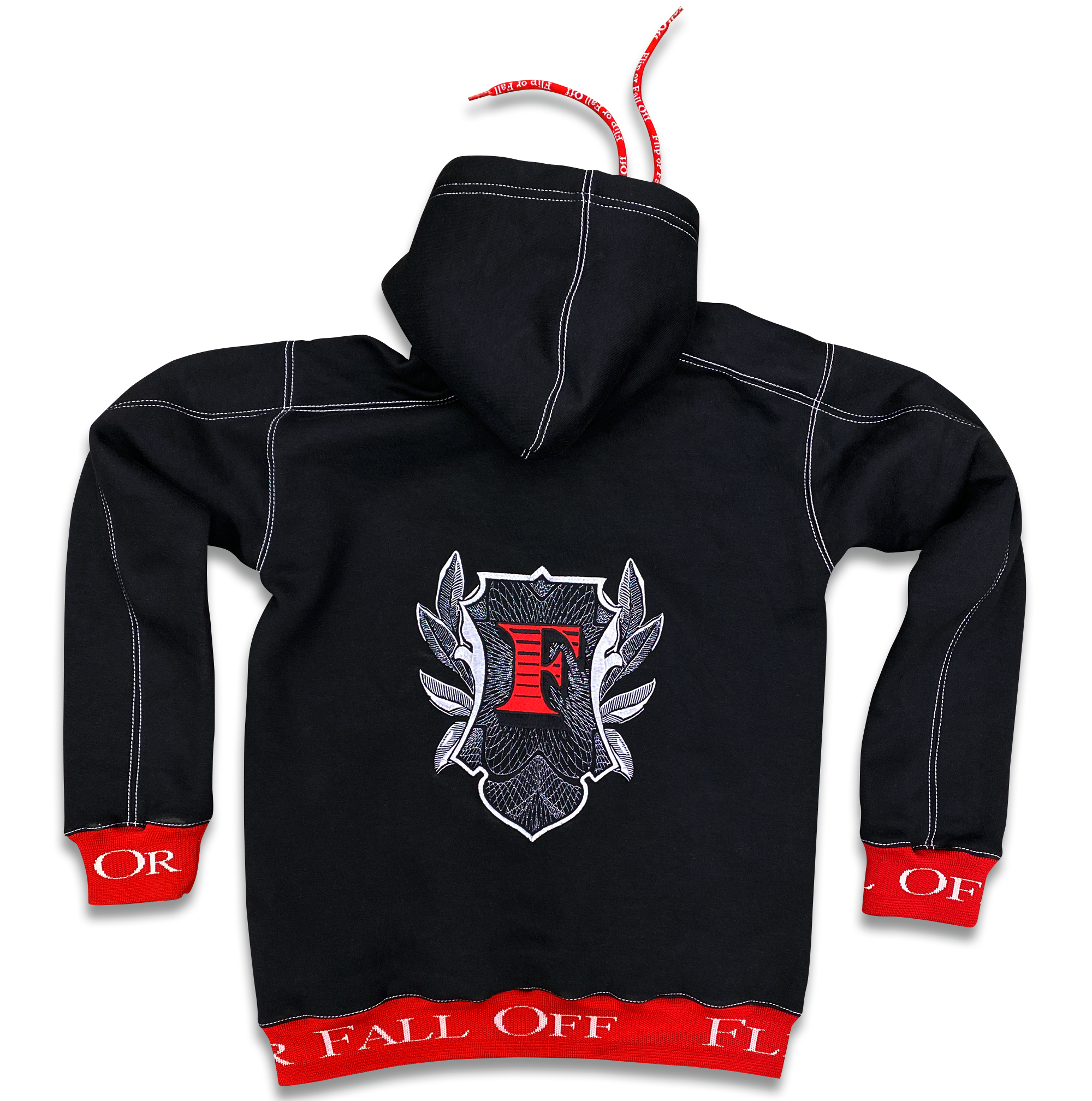 Flip Or Fall Off Zipped Hoodie Jugg