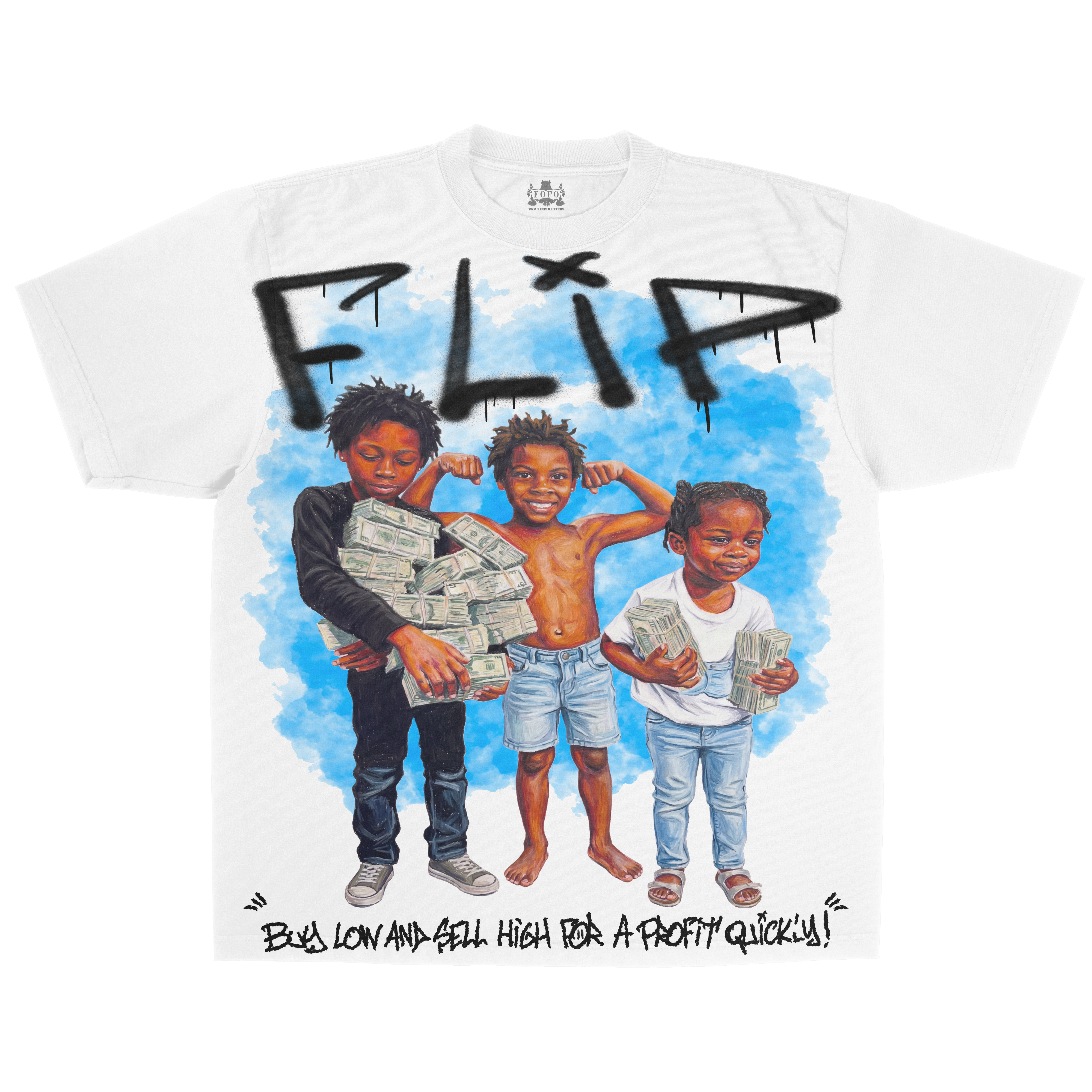 The Fuck Living In Poverty (F.L.I.P) Tee